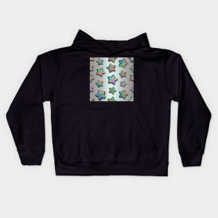 Iridescent Stars Kids Hoodie